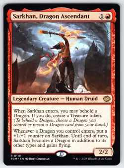 Sarkhan, Dragon Ascendant R Tarkir: Dragonstorm # 118 NM Normal - Image 1