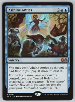 Asinine Antics M Wilds of Eldraine #42 NM Normal - Image 1