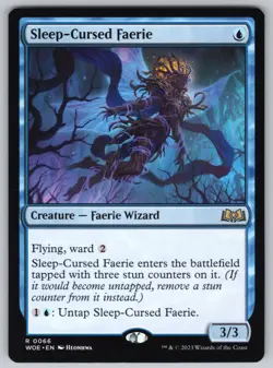 Sleep-Cursed Faerie R Wilds of Eldraine #66 NM Normal - Image 1