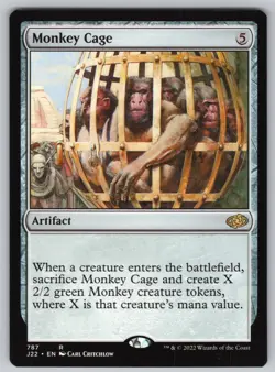 Monkey Cage R Jumpstart 2022 #787 NM Normal - Image 1