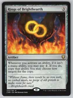 Rings of Brighthearth R Commander Legends #335 NM Normal - Image 1