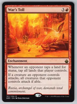 War's Toll R Battlebond #187 NM Normal - Image 1