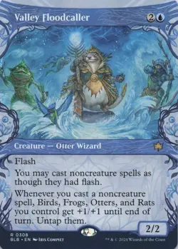 Valley Floodcaller (Showcase) R Bloomburrow # 308 NM Normal - Image 1