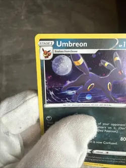 Pokemon Umbreon SWSH129 SWSH: Sword & Shield Holo - Swirl 🌀 In Moon - Image 4