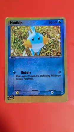 Mudkip 59/109 2003 EX Ruby & Sapphire Pokemon Card Reverse Holo Common - Image 1