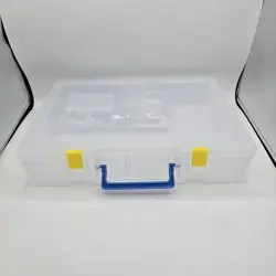 TCG Trading Card Storage Box 2300 Capacity Clear Case Dividers New For Pokemon + - Image 1