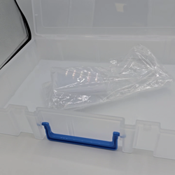 TCG Trading Card Storage Box 2300 Capacity Clear Case Dividers New For Pokemon + - Image 2