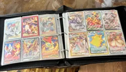 Pokemon 144 RARE Card Collection Authentic PTC Binder ALL EX FULL ART V VMAX - Image 5