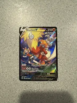 Blaziken V TG14/TG30 Holo Rare Silver Tempest Trainer Gallery Pokemon NM - Image 1