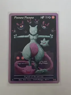 Pokepu Season 2 Secret Meoww Meoww Meowtwo Gengar Pokemon Fan Art Mick Junco Art - Image 1