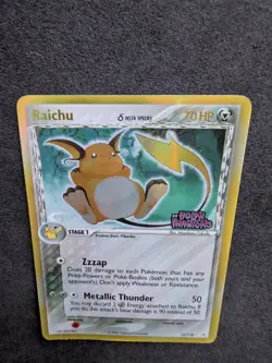 Raichu (Delta Species) 15/110 ex Holon Phantoms Reverse Holo Rare Pokemon - Image 2