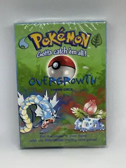 Wizards of the Coast 1999 Pokemon Overgrowth Theme Deck Mint Condition Sealed!! 742818060189 - Image 1