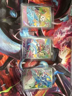 Pokemon 2026 First Partner Illustration Collection – Series 1 Promo Set (43-45) - Image 1