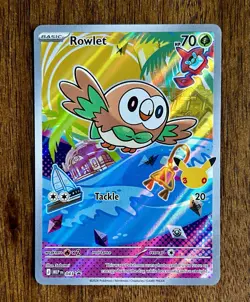 Rowlet, Litten & Popplio First Partner Illustration Collection Promo Set Pokemon - Image 2