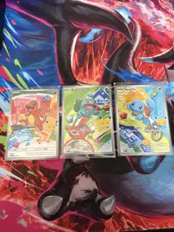 Pokemon TCG First Partner Illustration Collection Series 1 Kanto GEN 1 Starters - Image 1