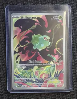 Pokemon Mega Evolution Bulbasaur Illustration Rare 133/132 - Image 1
