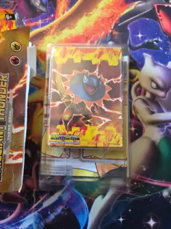 Pokemon Brilliant Thunder Theme Deck XY Flashfire *Opened No Coin - Image 2