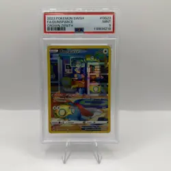 2023 POKEMON SWORD & SHIELD CROWN ZENITH #GG23 FULL ART/DUNSPARCE PSA 9 - Image 1
