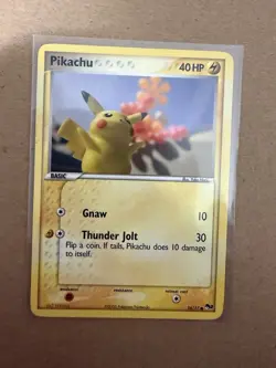 Pokemon TCG Pikachu POP Series 2 16/17 40HP Common 2005 Yuka Morii Nintendo - Image 1