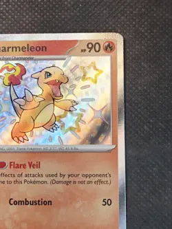 Charmeleon 110/091 Shiny Holo Rare Paldean Fates Shiny Vault NM Pokemon TCG - Image 4