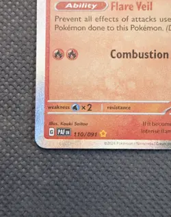 Charmeleon 110/091 Shiny Holo Rare Paldean Fates Shiny Vault NM Pokemon TCG - Image 5