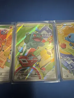 Pokemon TCG: First Partner Illustration Collection - Kanto Set - 037, 038, 039 - Image 3