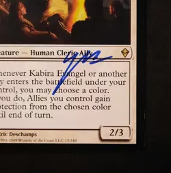 MTG Kabira Evangel-Artist Signed (Eric Deschamps) - Zendikar #15 - Image 2