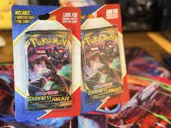Pokemon TCG Sword Shield Darkness Ablaze Booster Pack Blister (x2) - Image 3