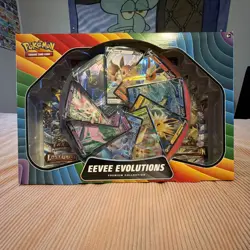 Pokemon TCG 2021 Eevee Evolutions Premium Collection Box New Factory Sealed - Image 1