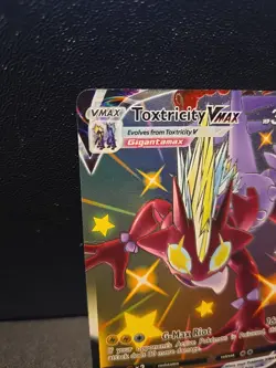 Toxtricity VMAX SV113/SV122 Holo Rare VMAX Shining Fates Shiny Vault Pokemon - Image 2