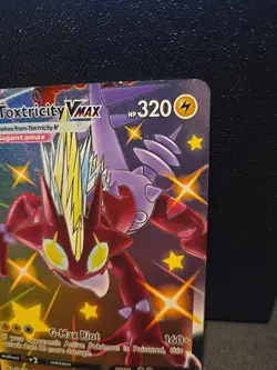 Toxtricity VMAX SV113/SV122 Holo Rare VMAX Shining Fates Shiny Vault Pokemon - Image 3