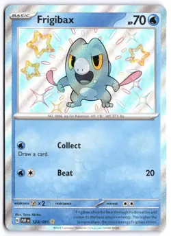 Frigibax 128/091 - S&V: Paldean Fates Shiny Holo Rare - Pokemon TCG (NM) - Image 1