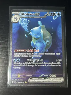 Blastoise 200/165 Pokemon SV: Scarlet Violet 151 Holo Special Illustration Rare - Image 1