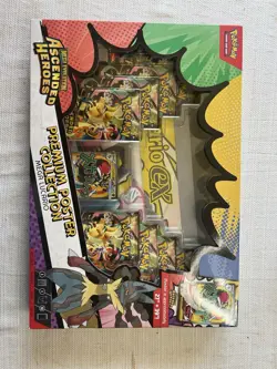 Pokemon TCG Ascended Heroes Mega Lucario Premium Poster Collection! - Image 1