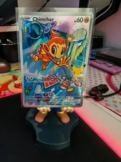 Pokemon Chimchar MEP 041 First Partner Illustration Rare Promo 30th Anniversary - Image 1