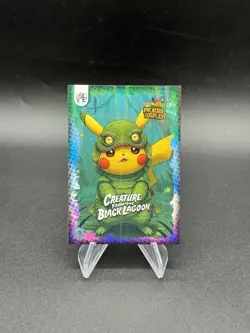 Creature From The Black Lagoon Holo Pikachu Cosplay Set 2025 Pokemon Chase 22 - Image 1