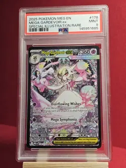 2025 Pokemon MEG EN Special Illustration Rare #178 Mega Gardevoir ex PSA 9 - Image 1