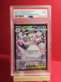 2025 Pokemon MEG EN Special Illustration Rare #178 Mega Gardevoir ex PSA 9 - Image 3