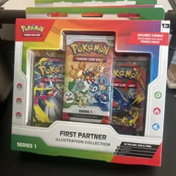 Pokemon TCG First Partner Illustration Collection Series 1 Box SEALED - Image 1