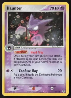 Haunter Reverse Holo 34/112 Pokemon Firered and Leafgreen - Image 1