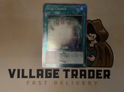 Soul Charge RA04-EN222 Quarter Century Secret Rare YuGiOh! NM - Image 1