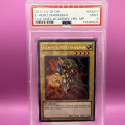 Elemental Hero Sparkman - LCGX-EN007 - PSA 9 - Image 1