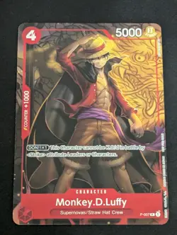 Monkey.D.Luffy - P-007 (Tournament Pack Vol. 1) P-007 One Piece Promotion Cards - Image 1