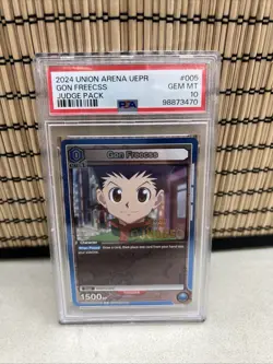 Gon Freecss Judge Pack Promo Prize UEPR/HTR-1-005 Union Arena Card PSA 10 - Image 1