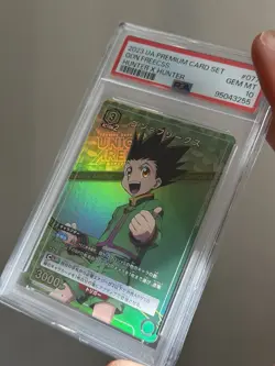 2023 UNION ARENA HUNTER X HUNTER #077 GON FREECSS R FOIL GEM MT PSA 10 - Image 2