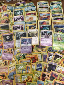 Pokemon 300 + Card And Coin Lot 30 Holo Rare Uncommon Common 1999- 2018. Vntg - Image 4