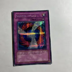 Secret Rare Negate Attack TSC-003 Yu-Gi-Oh! Video Game Promotional Cards LP - Image 1