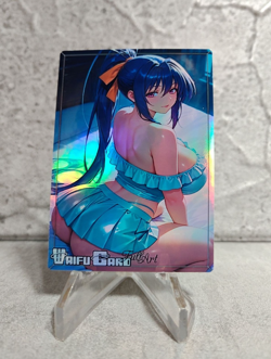 Akeno Himejima Trading Card Waifu Goddess Story Anime Girl holo Karte Manga Art - Image 1