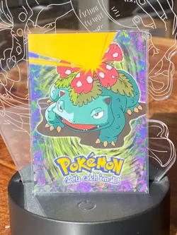 Venusaur 1999 Topps Pokemon Card First Movie E3 Stage 3 Blue Logo - Image 1