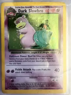 Pokemon Dark Slowbro Team Rocket 12/82 60 HP Holo Rare Unlimited English Card - Image 1